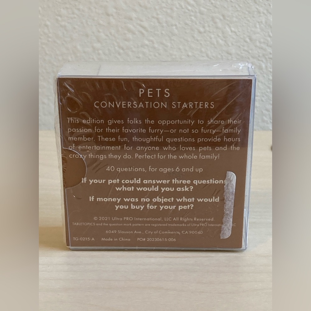 TableTopics Game — Pets To Go - Picture 3 of 4